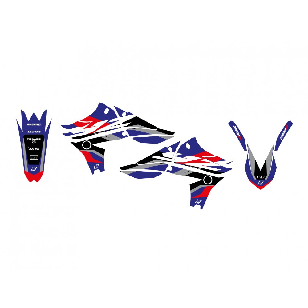 Kit de adhesivos Blackbird Racing Dream 5 Yamaha YZF 450 10-13