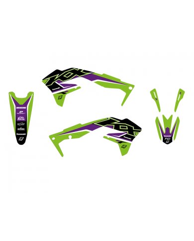 Kit de adhesivos Blackbird Racing Dream 5 Kawasaki KXF 450 16-18