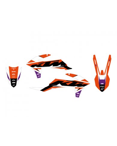 Kit de adhesivos Blackbird Racing Dream 5 Ktm EXC 20-22 / EXC-F 20-22