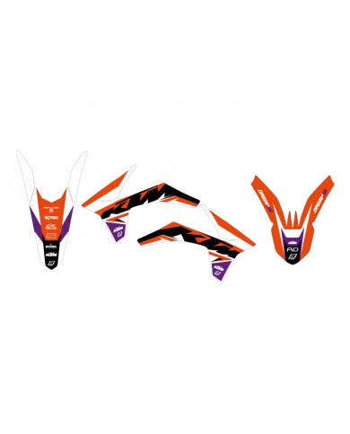 Pack plásticos + adhesivos Ktm SX 11-12 / SX-F 11-12
