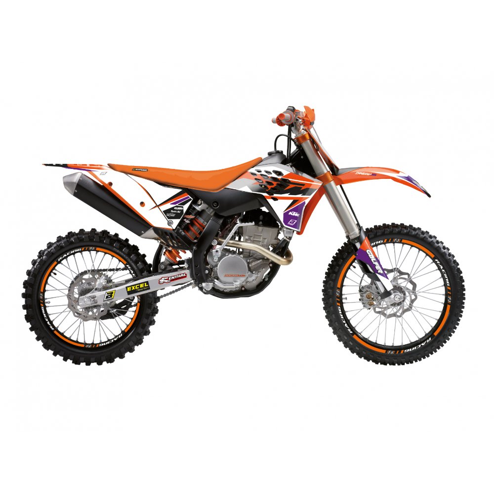 Pack plásticos + adhesivos Ktm EXC 08-11 / EXC-F 08-11