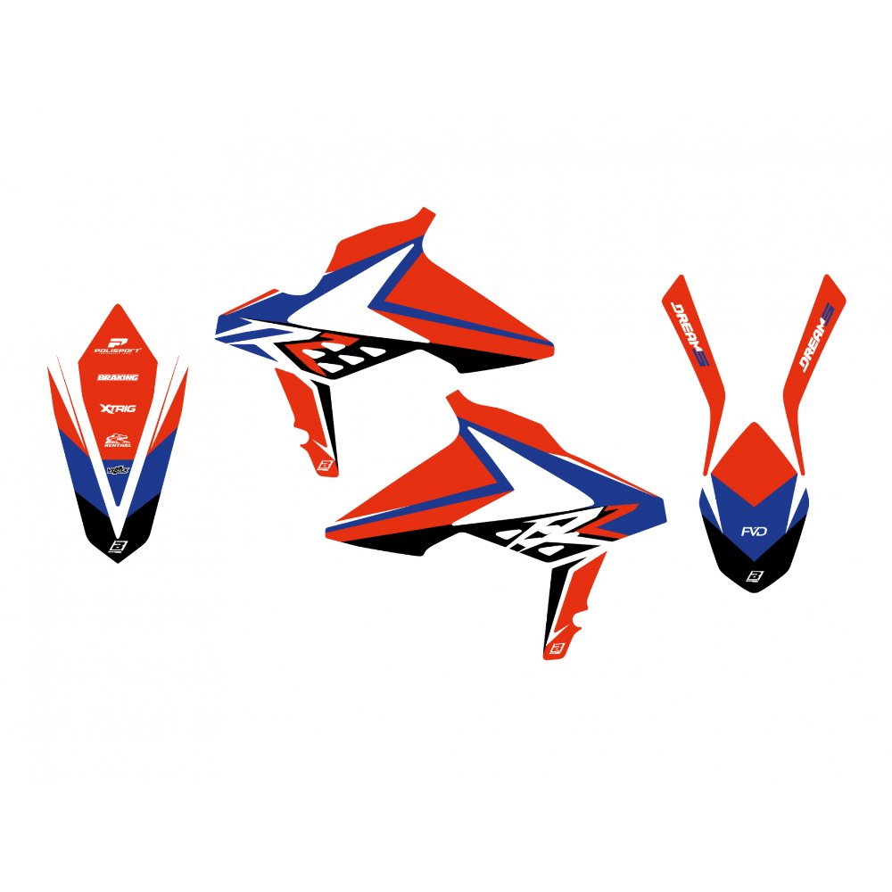 Kit de adhesivos Blackbird Racing Dream 5 Beta RR 2T / 4T 13-17