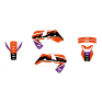 Kit de adhesivos Blackbird Racing Dream 5 Ktm EXC 125 / SX 125 93-97