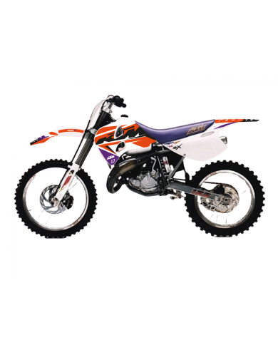 Kit de adhesivos Blackbird Racing Dream 5 Ktm EXC 125 / SX 125 93-97 Kit de adhesivos Blackbird Racing Dream 5 Ktm EXC 125 / SX 125 93-97