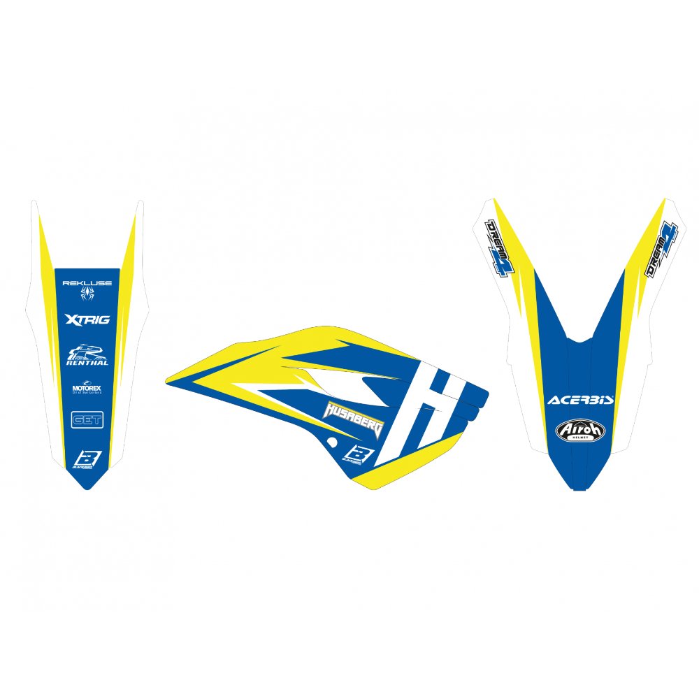 Kit de adhesivos Blackbird Racing Dream 5 Husaberg FE / FS 09-12