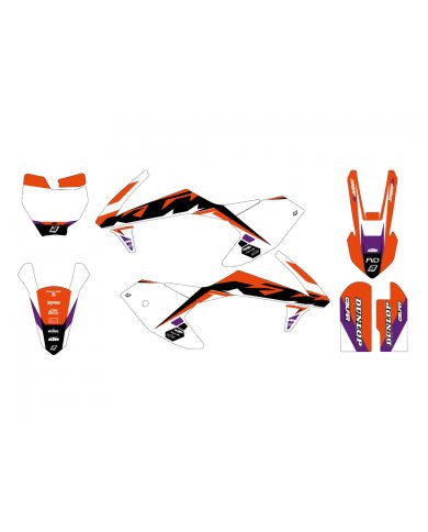 Kit de adhesivos Blackbird Racing Dream 5 Ktm SX 50 16-23