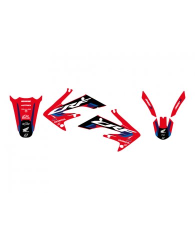 Pack plásticos + adhesivos Honda CRF 250X 04-19 Pack plásticos + adhesivos Honda CRF 250X 04-19