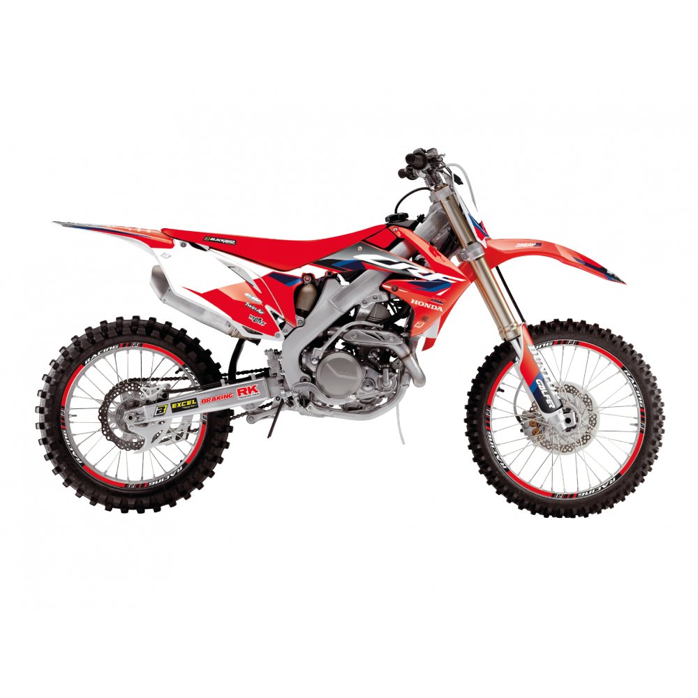 Pack plásticos + adhesivos Honda CRF 250R 11-13 / CRF 450R 11-12