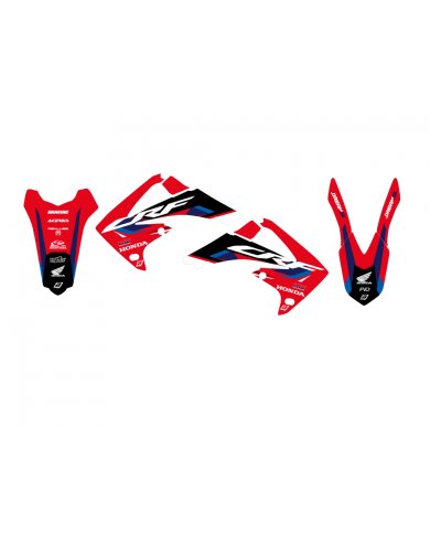 Pack plásticos + adhesivos Honda CRF 250R 11-13 / CRF 450R 11-12