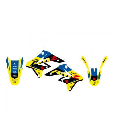 Pack plásticos + adhesivos Suzuki RMZ 250 07-09