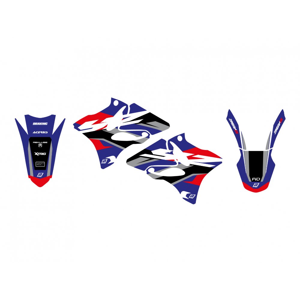 Pack plásticos + adhesivos Yamaha YZ 125 / YZ 250 02-05