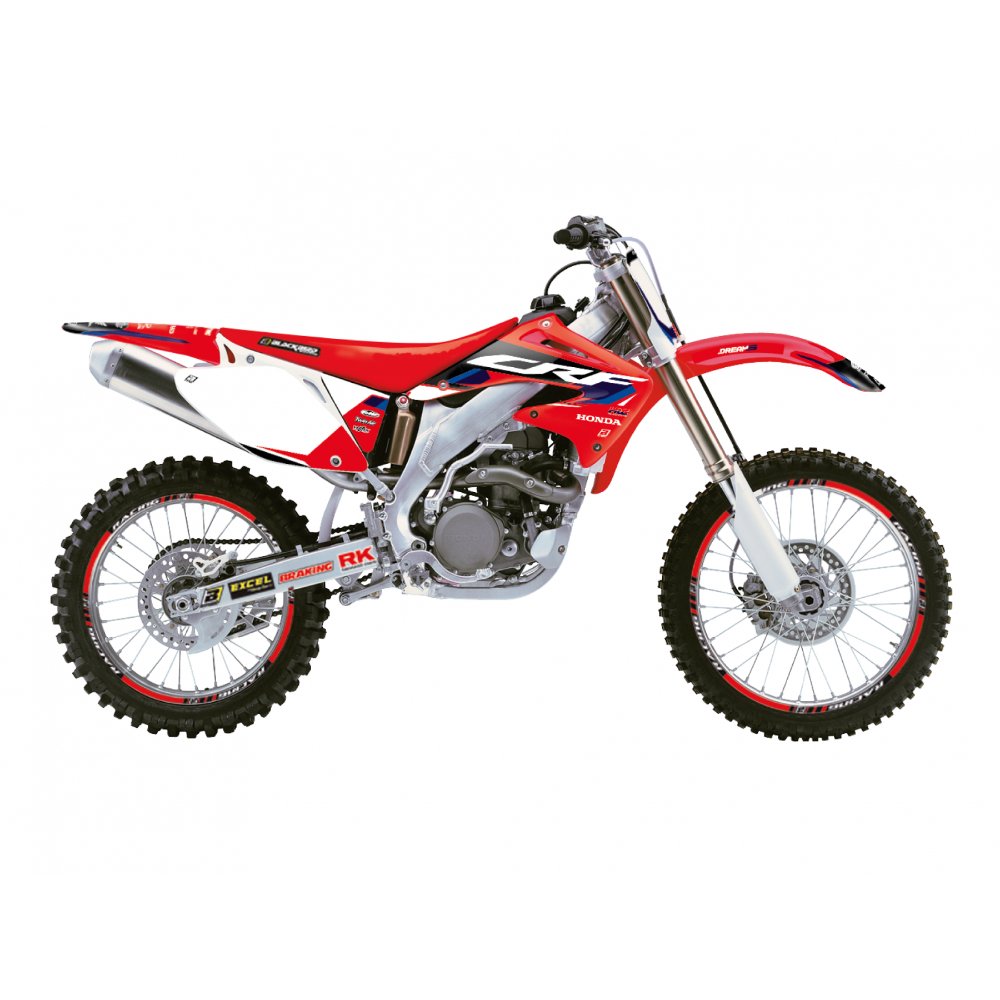Kit de adhesivos Blackbird Racing Dream 5 Honda CRF 450R 02-04