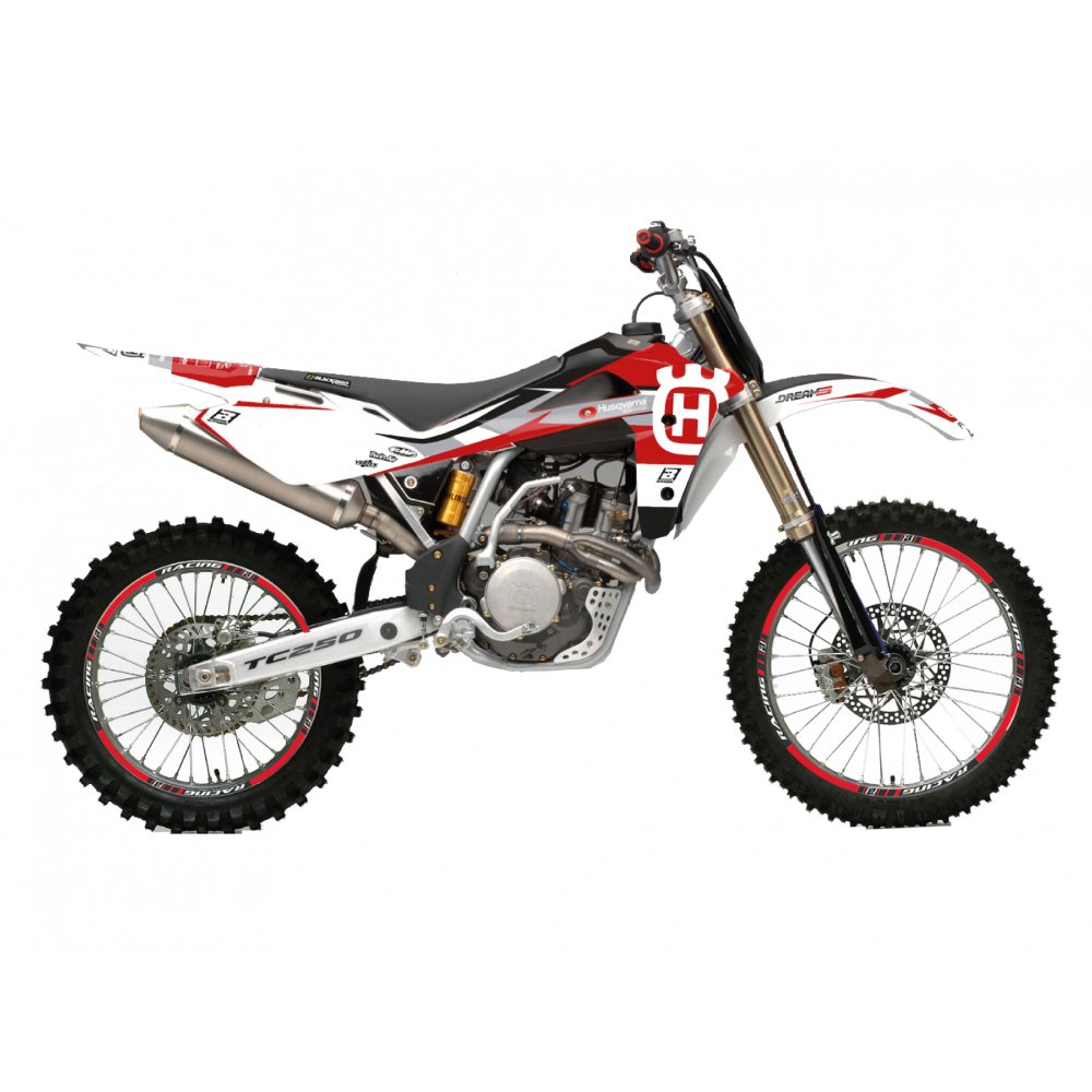 Kit de adhesivos Blackbird Racing Dream 5 Husqvarna TE-TC 250/450/510 05-07