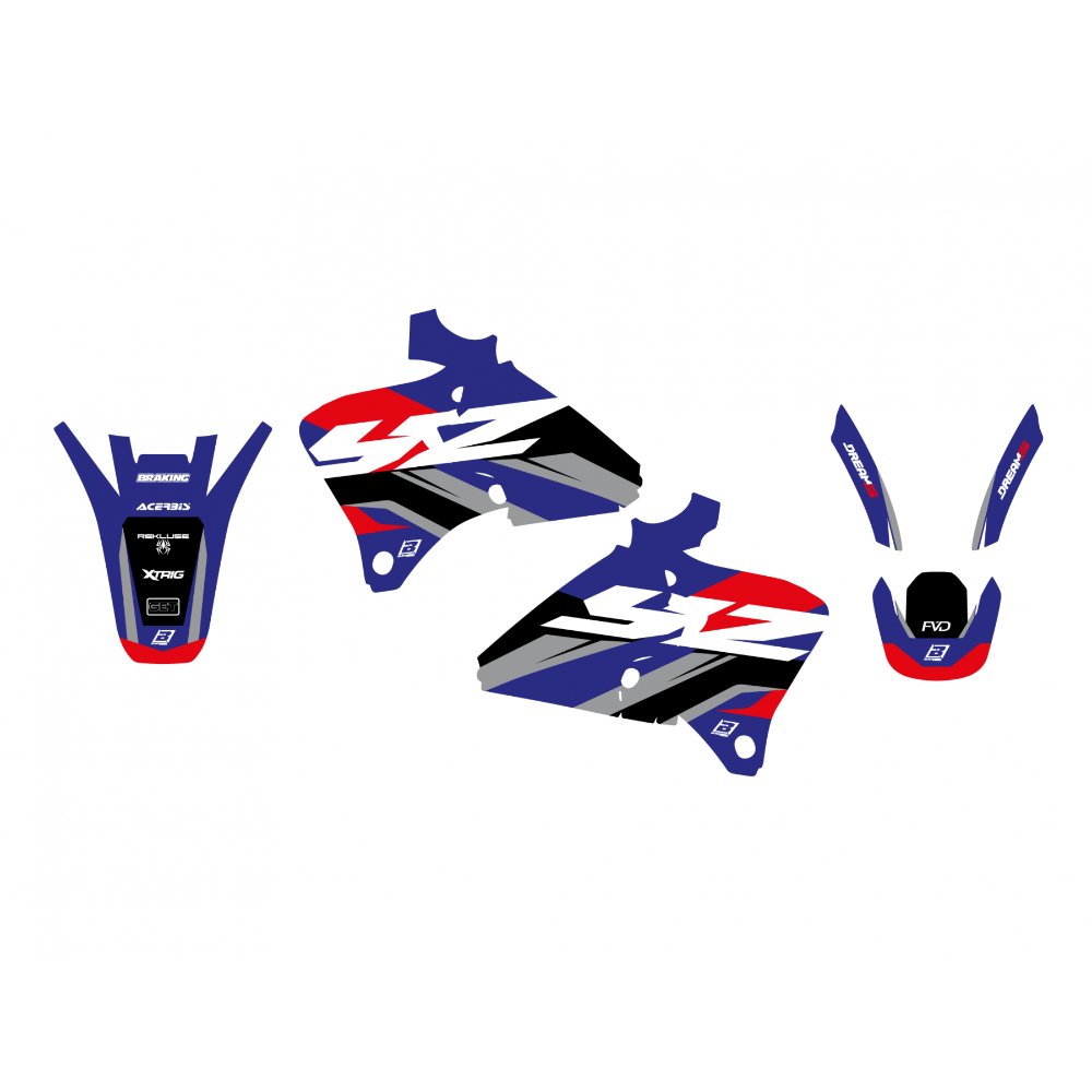 Kit de adhesivos Blackbird Racing Dream 5 Yamaha YZF 250 / YZF 426 98-02