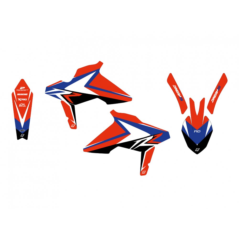 Kit de adhesivos Blackbird Racing Dream 5 Beta RR 2T / 4T 18-19