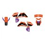 Kit de adhesivos Blackbird Racing Dream 5 KTM SX / EXC 98-00