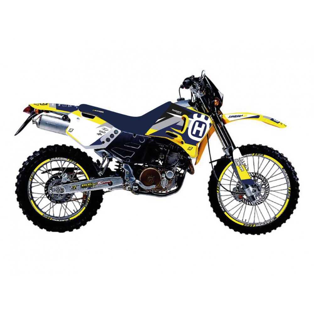 Kit de adhesivos Blackbird Racing Dream 4 Husqvarna TE-TC 2000