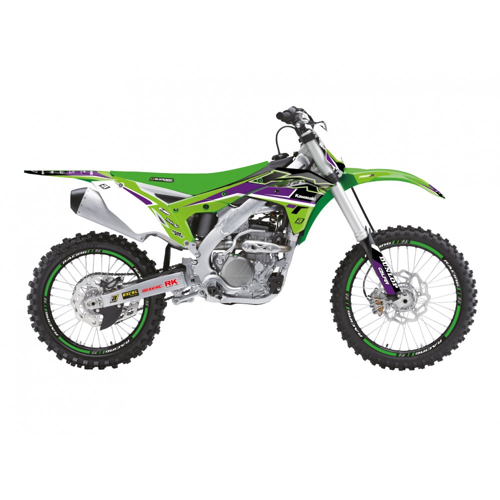 Pack plásticos + adhesivos Kawasaki KXF 250 18-20
