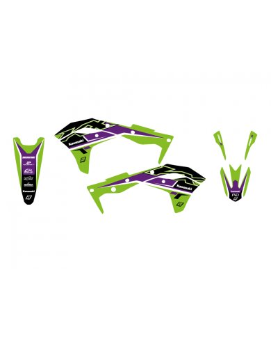 Pack plásticos + adhesivos Kawasaki KXF 250 18-20