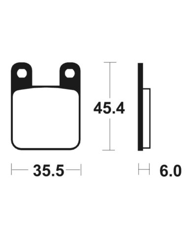 Pastillas de freno Tecnium ME59 Orgánicas