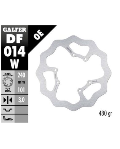 Disco de freno Galfer delantero Honda CR/CRF