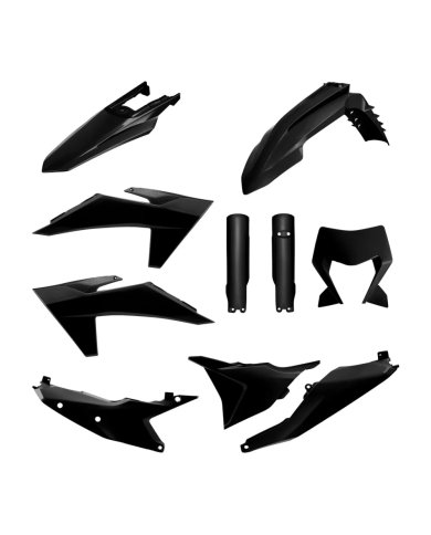 Full Kit de plásticos Polisport KTM EXC/EXC-F 24-25 con portafaro Full Kit de plásticos Polisport KTM EXC/EXC-F 24-25 con portafaro