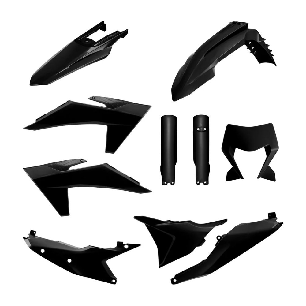 Full Kit de plásticos Polisport KTM EXC/EXC-F 24-25 con portafaro