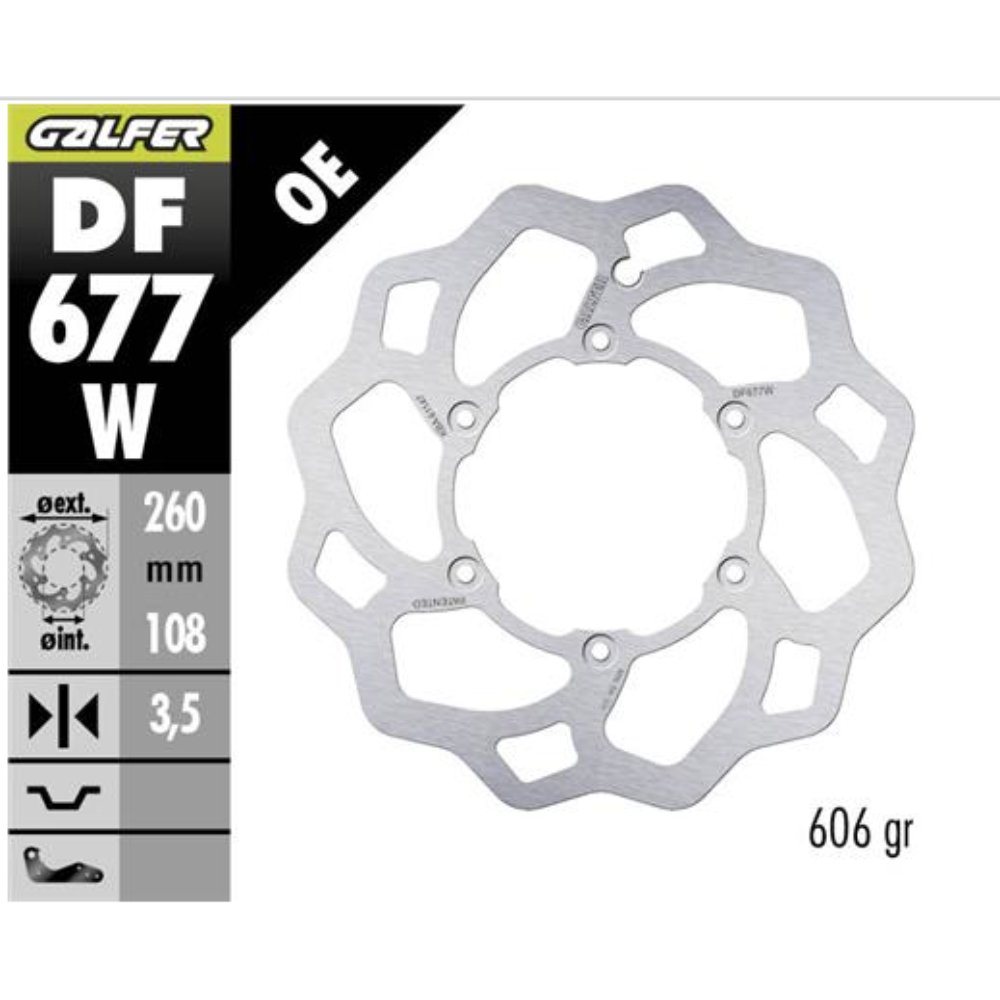 Disco de freno delantero Gas Gas EC 125/250/300 95-20