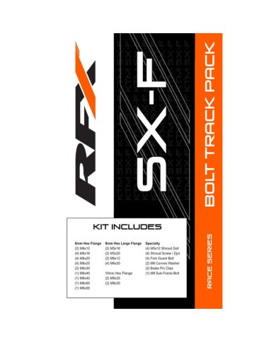 Kit de tornillería Track Pack RFX Race Series Gas Gas MC-F KTM SX-F Husqvarna FC