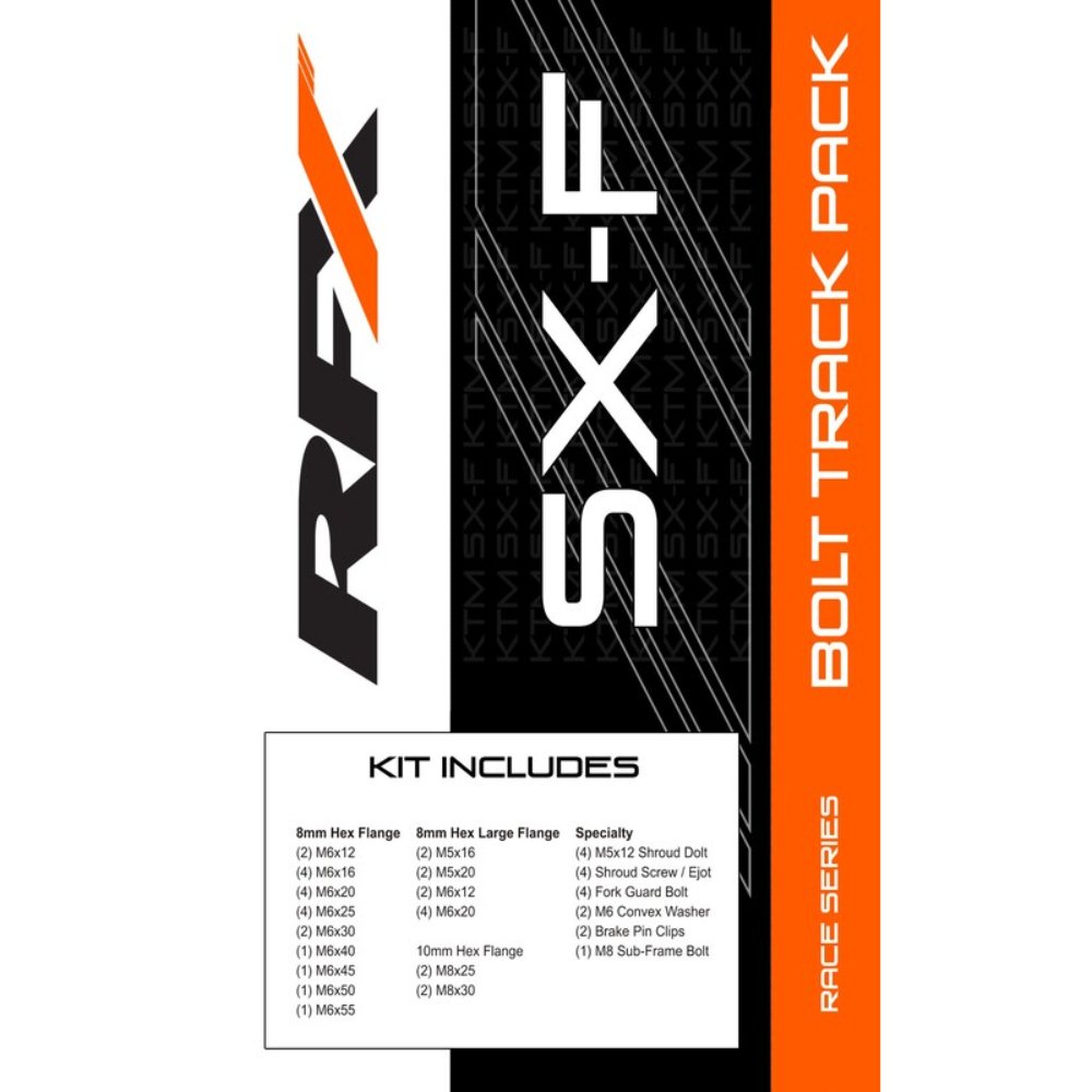 Kit de tornillería Track Pack RFX Race Series Gas Gas MC-F KTM SX-F Husqvarna FC