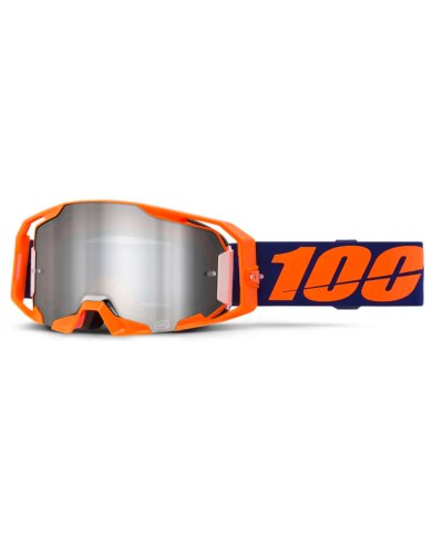 Gafas 100% Armatic naranja flúor espejo