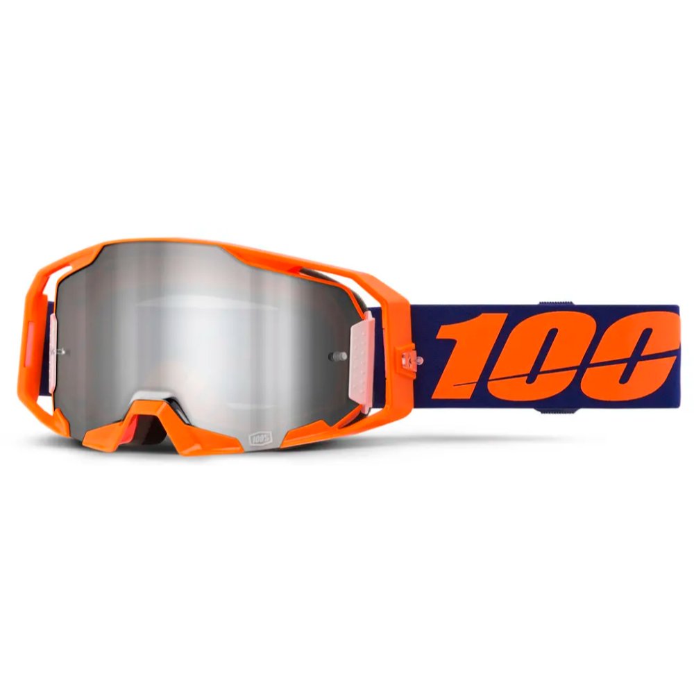 Gafas 100% Armatic naranja flúor espejo