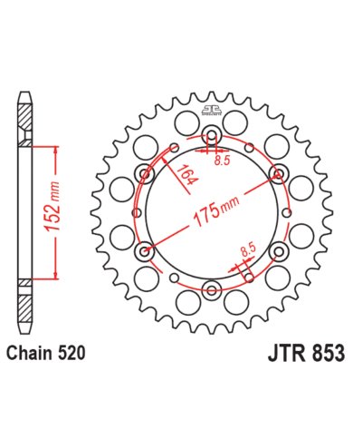 Corona acero carbono 51D