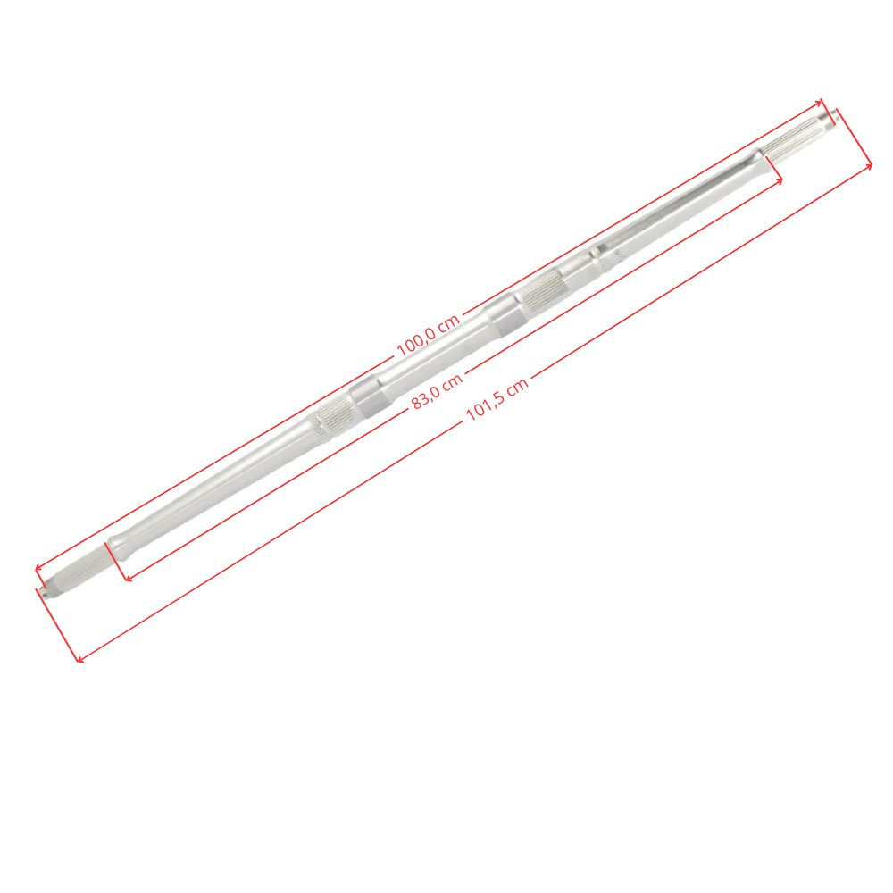 Eje trasero sobredimensionado Dirtsoul Yamaha Raptor 700 06-20