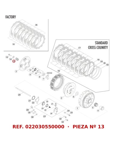 Muelle embrague Beta RR 11-17