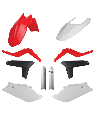 Kit plásticos Gas Gas EC 125/200/250/300 12-13 rojo/blanco