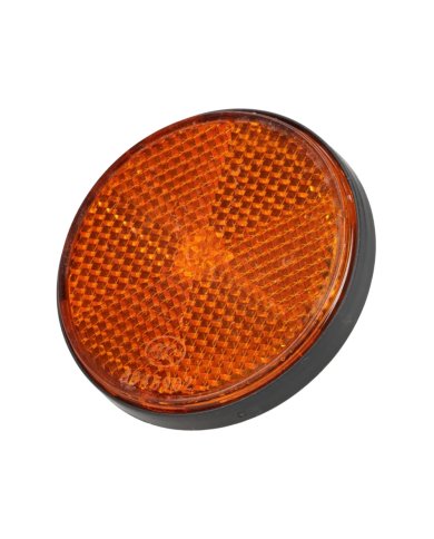 CATADIÓPTRICO REDONDO 60MM ÁMBAR