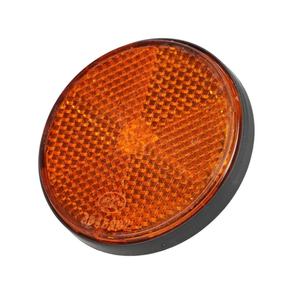 CATADIÓPTRICO REDONDO 60MM ÁMBAR