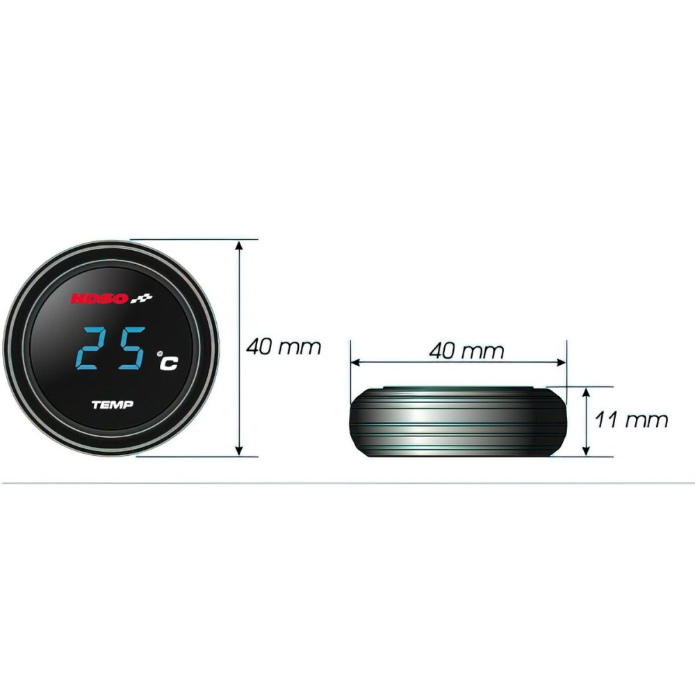 Cuentatemperatura Koso en Cº