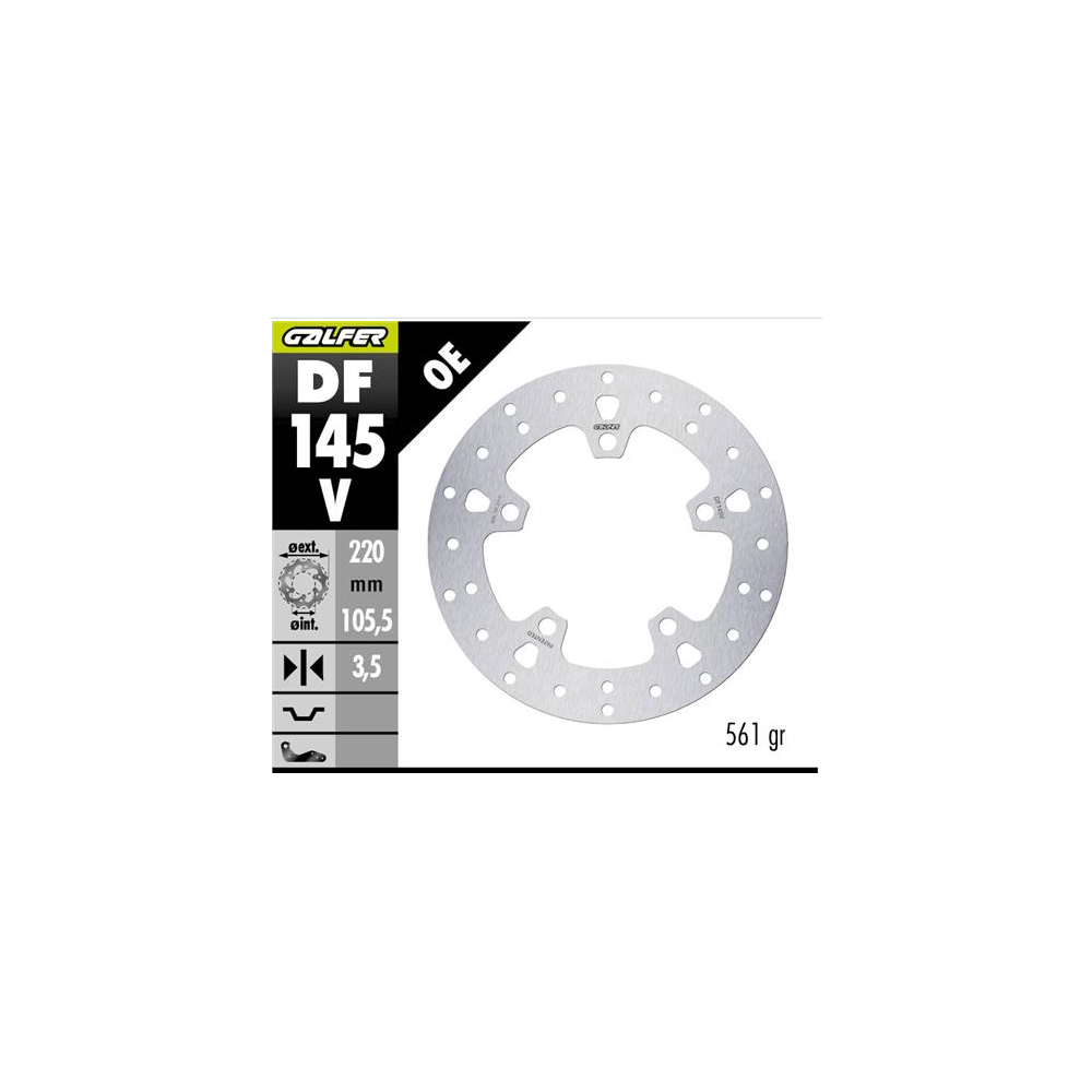 Disco delantera Galfer Honda PCX 125 21-23