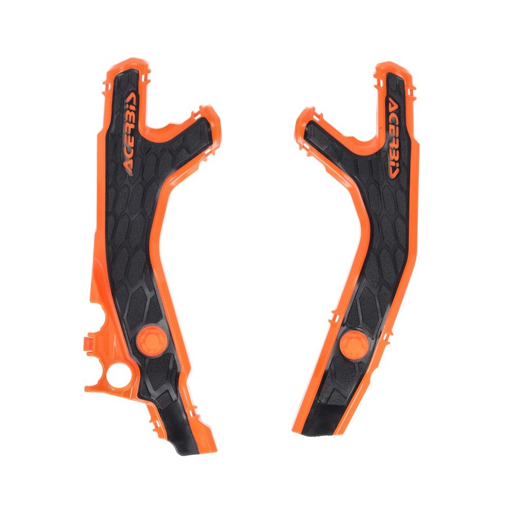 Protectores laterales chasis Naranja/Negro KTM 390 25-26