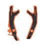 Protectores laterales chasis Naranja/Negro KTM 390 25-26