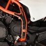 Protectores laterales chasis Naranja/Negro KTM 390 25-26