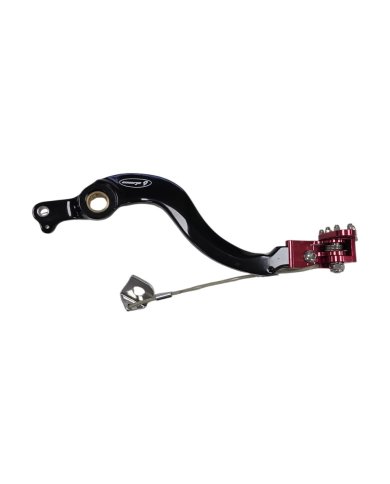 PEDAL FRENO WARP NEGRA/ROJA CRF 450 X 05-19