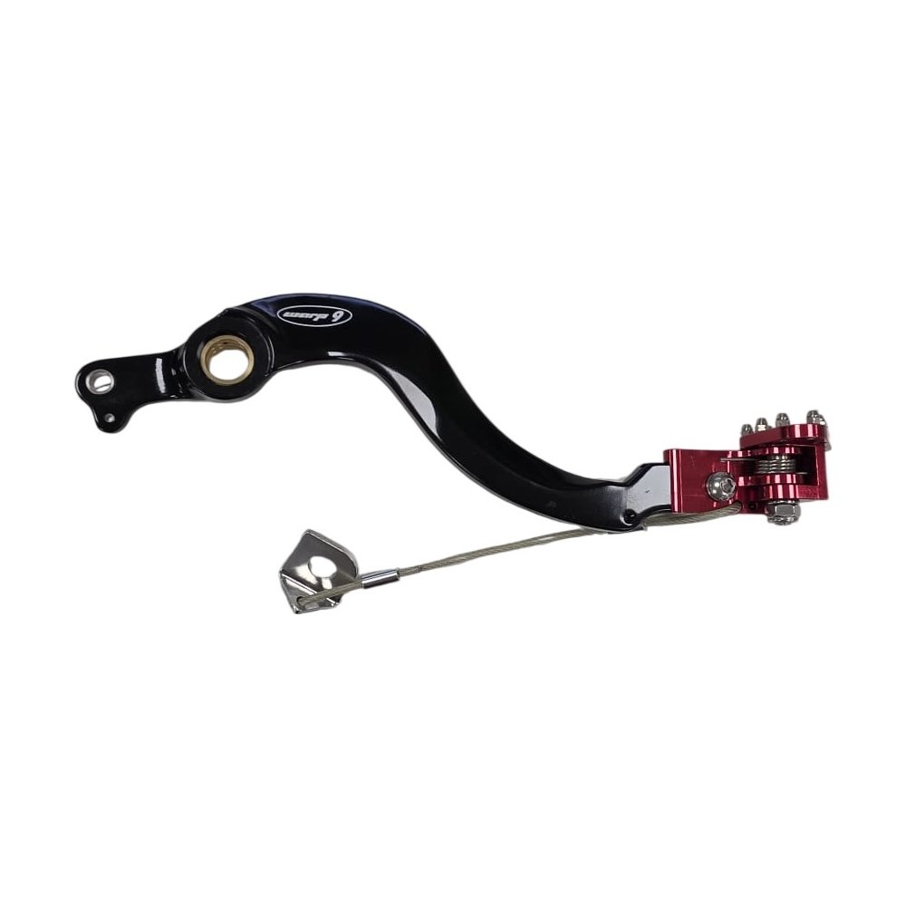 PEDAL FRENO WARP NEGRA/ROJA CRF 450 X 05-19