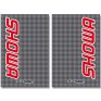 Adhesivos de horquilla Blackbird look carbono Showa