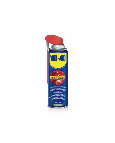 Spray lubricante multiusos WD-40 con pulverizador doble acción 500ml