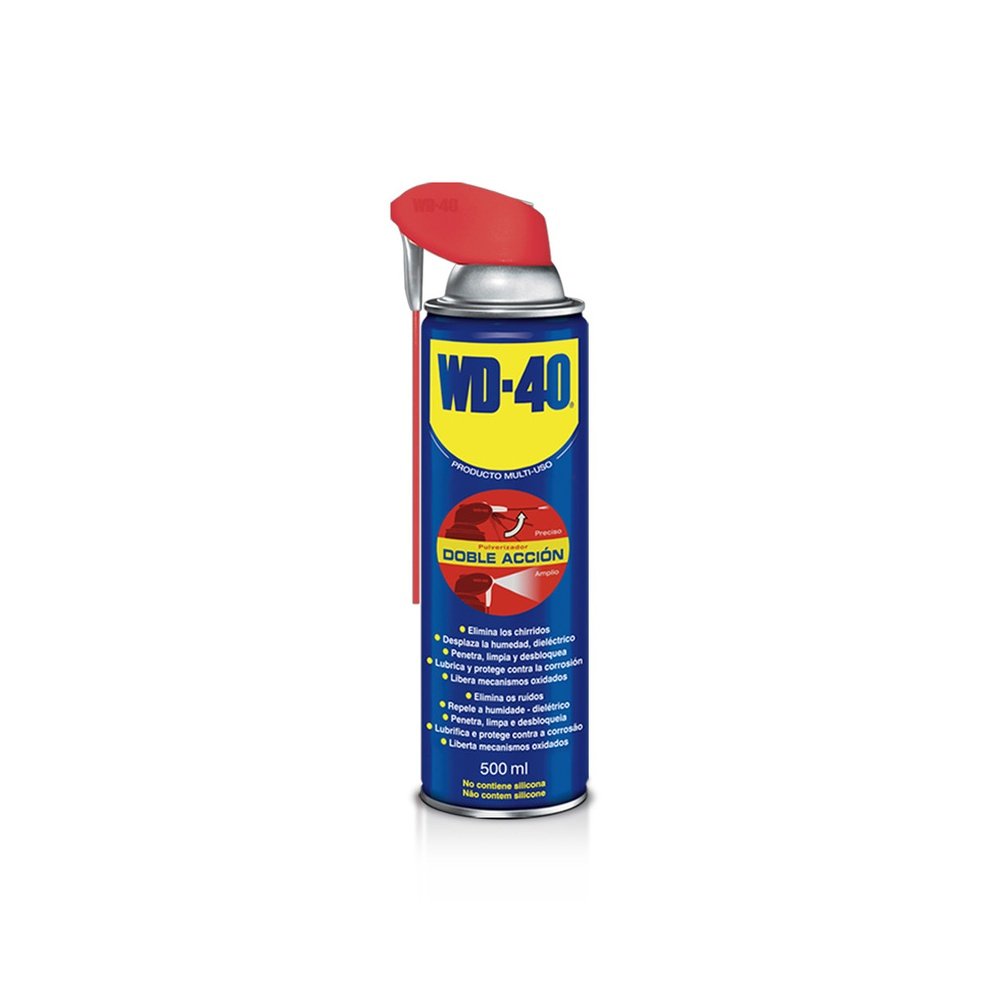 Spray lubricante multiusos WD-40 con pulverizador doble acción 500ml
