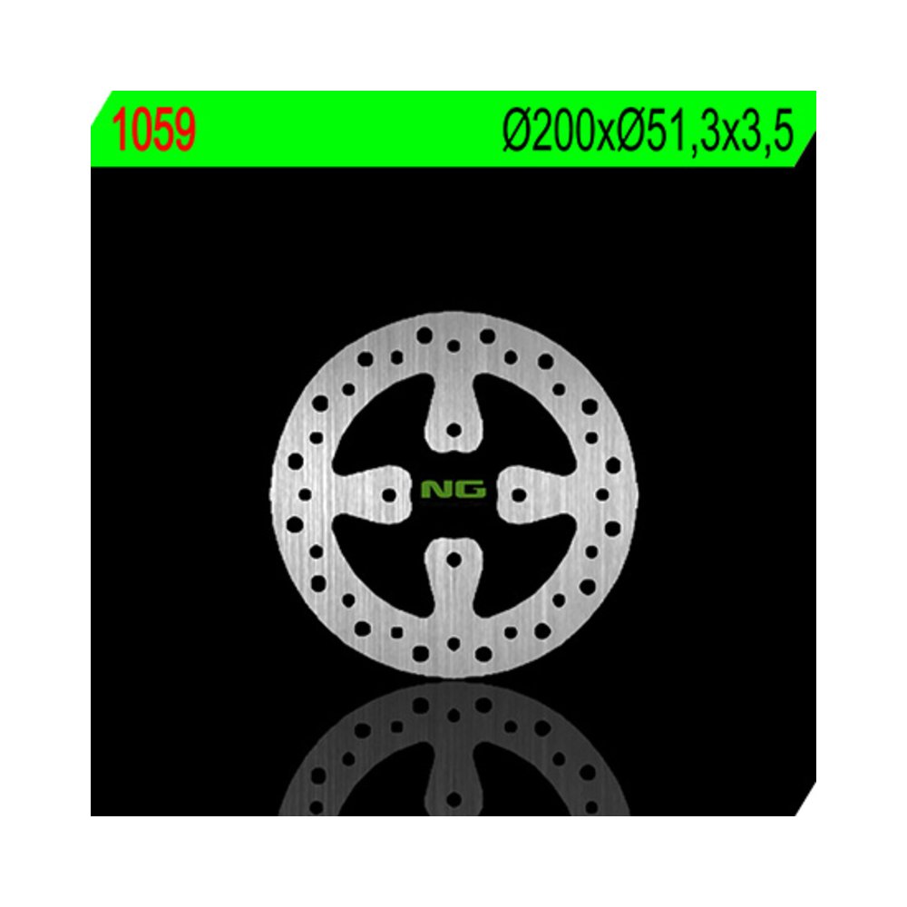 Disco de freno NG ondulado 1059X Ø200 x Ø51 x 3,5
