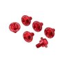 PACK DE 6 TORNILLOS PARA  PROTECTORES DE HORQUILLA ZETA ROJOS HONDA
